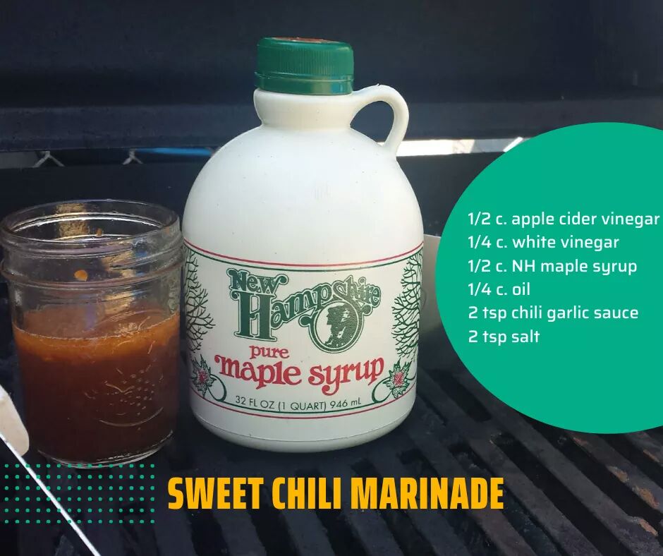 Firing up the grill to celebrate Father's Day this weekend? Bring a smidge of heat with this Sweet Chili Marinade!
