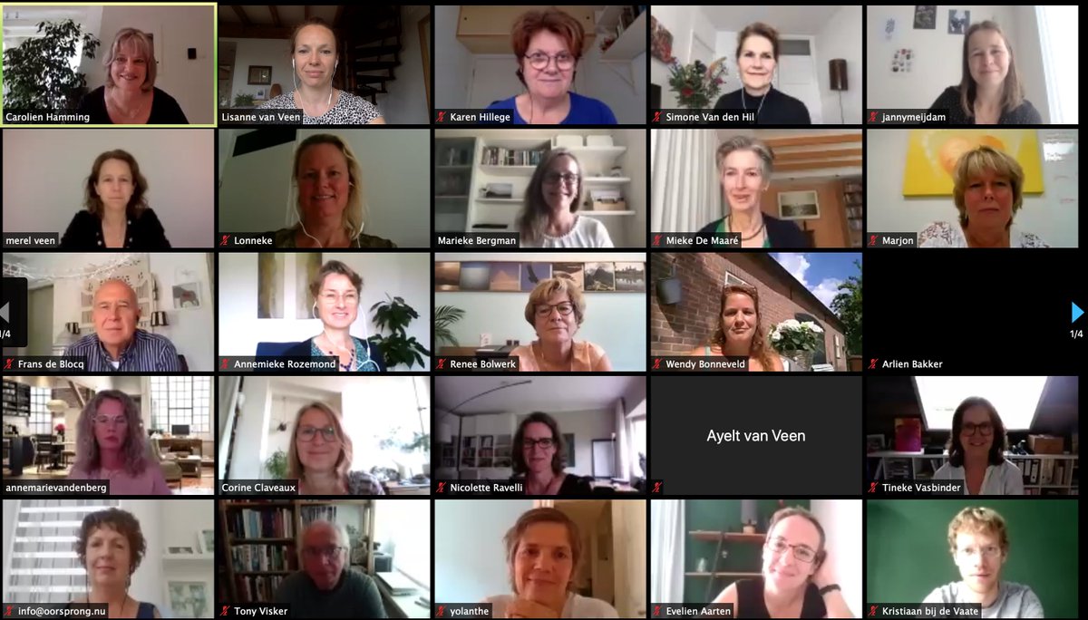 CSRcentrum's tweet photo. 85 CSR-coaches kregen vandaag online CSR-bijscholing. Het was fijn elkaar eindelijk weer te zien en spreken. Over #Covid19 en #verkoopjezelf of beter #verleiddeander #CSRCentrum #CSRcoach https://t.co/j4Zramf2MO