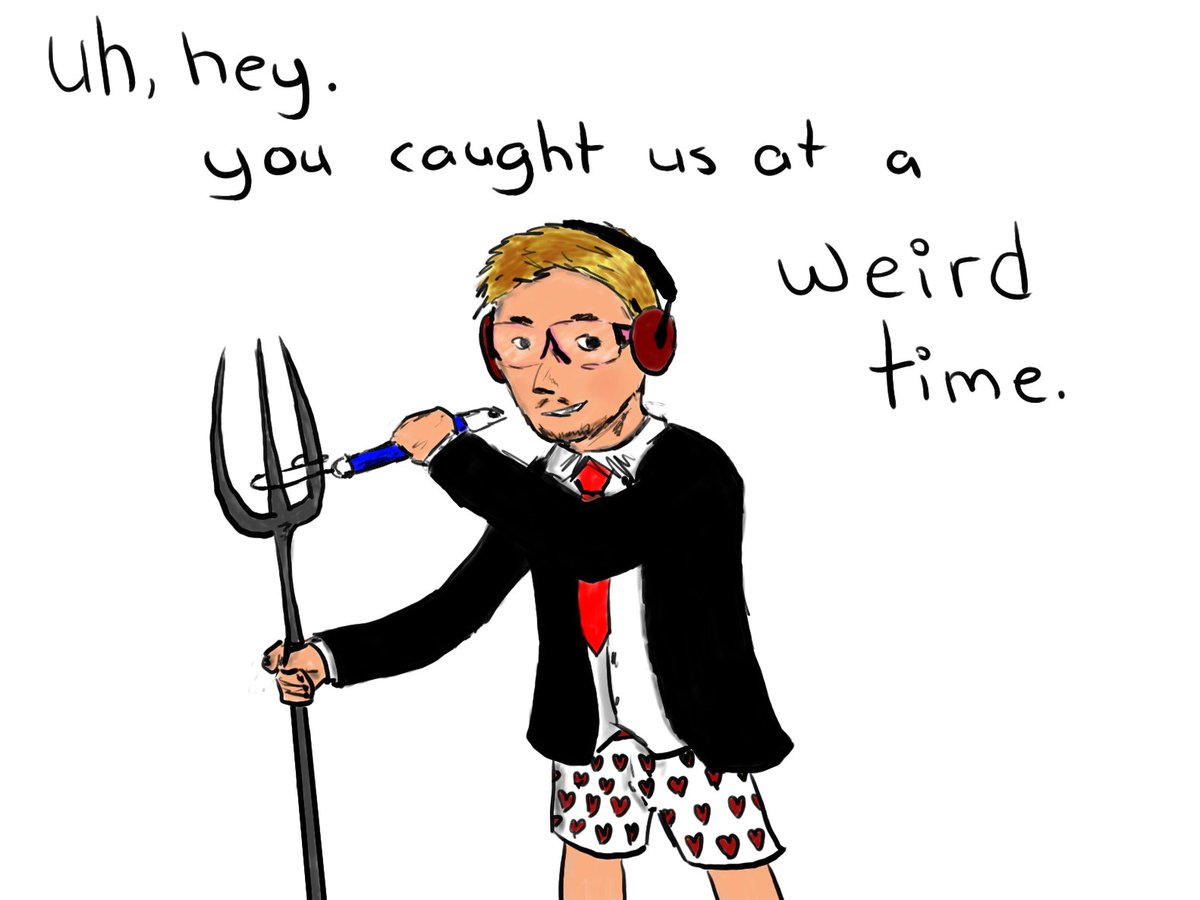 patastrophic's tweet photo. @chillguysTV I was thinking about how I hadn't caught you on in a while and decided to draw you some fanart.

I was going to say "I hope you don't think this is weird" but who am I kidding.  Every time I raid you, man. https://t.co/bzS28ffdct