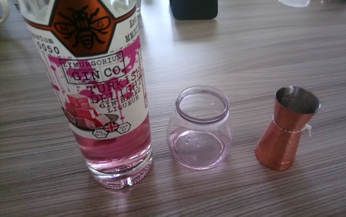 katspark1's tweet photo. I don't know why I'm measuring, I just need a tall straw @Zymurgorium. #TurkishDelight #Gin https://t.co/fA24utaTIV