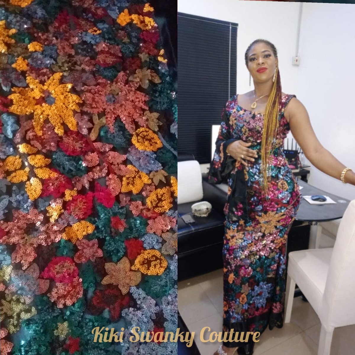 misskiki_nkiru's tweet photo. This sequence fabric and the style are both on point, & the lady wearing it gave form to the style, can't you see?๐ Thanks for your patronage๐
#kikiswankycouture #dress #dresser #sequencedress #bellanaijabirthdays #asoebibellaweddings#alex #bobrisky #tacha #bigbrotherreunion https://t.co/I5v0KdLZjz