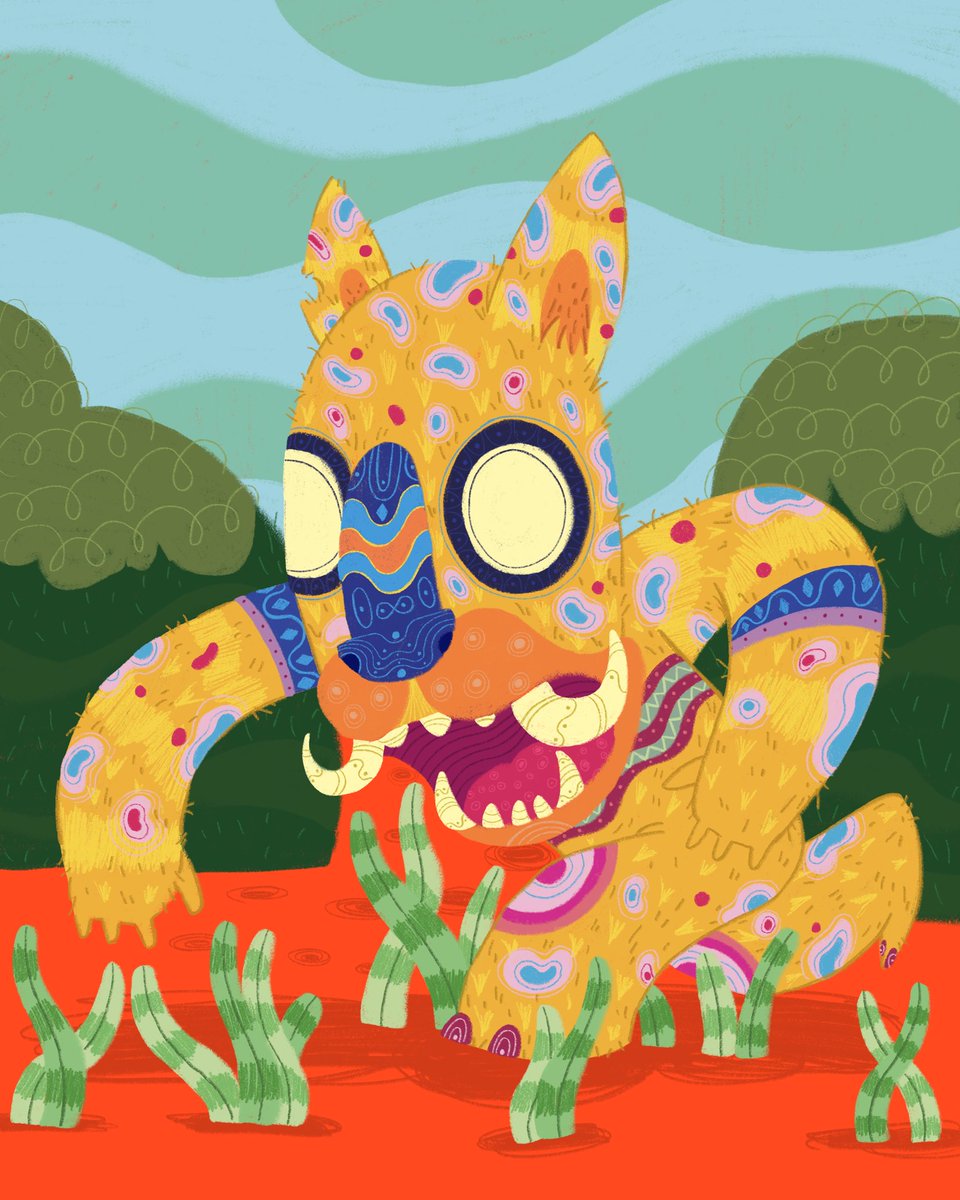 Carlosknolab's tweet photo. @Clr_Collective #childrenbookillustration #procreate #colour_collective #minium #kidlit https://t.co/jjKBhbruVD