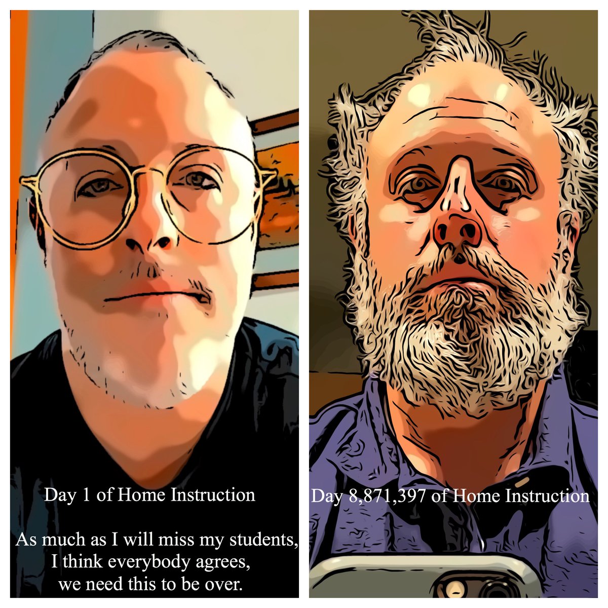 In addition to all of the math content, and as silly as they were, I felt strongly that it was really important for my students to be able to see my “face“ each and every day, so I made them a daily video. It was the least I felt like I could do.
#64CaringFaces
@SMSHappenings