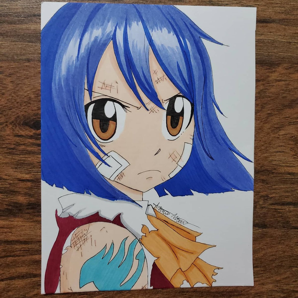 Happy Friday! Its a quick drawing of Wendy from Fairy Tail. I absolutely loved watching Fairy Tail, and can't wait to see more from Hiro Mashima!
#fairytail #fairytailwendy #wendymarvell #fanart #anime #art #artoftheday #drawingoftheday #drawing #copic #artmarkers #copicartwork