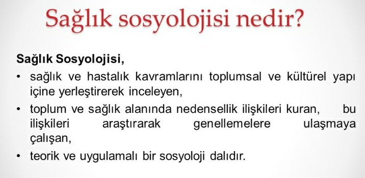 Sosyoloji alanı sağlık branşını da içerisine alan  geniş bir kapsama sahip bilim dalıdır. Sosyologların bilgi birikimleri ve donanımları göz ardı edilmemelidir.  #SaglıkBakanlığıSosyologAlmalı