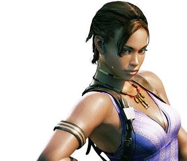 ١٢- شيڤا العمر ، ظهرت في الجزء الخامس كمرافقه لكريس في مهمته و من بعدها لم نسمع عنها 