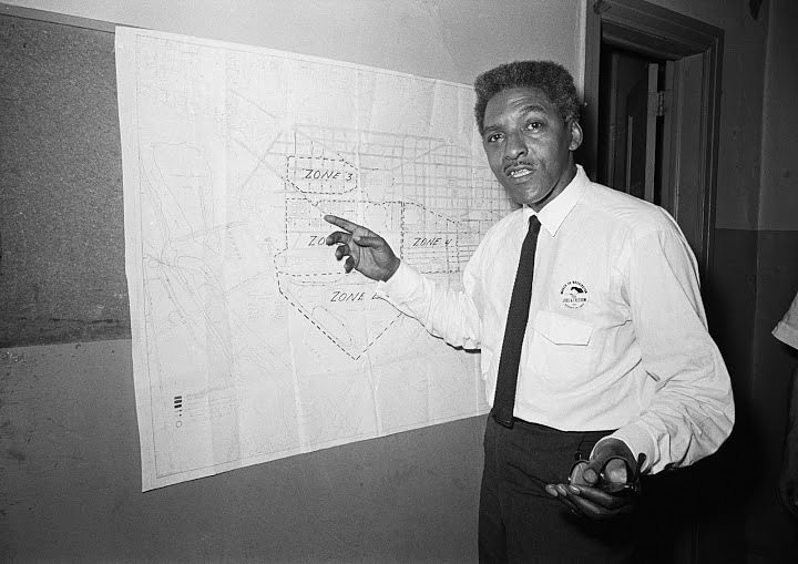 Bayard Rustin was one of the most gifted and experienced organizers in the Civil Rights Movement. He helped introduce nonviolent techniques, participated in the first freedom rides, was a leading strategist of the Montgomery bus boycott, & helped organize the March on Washington