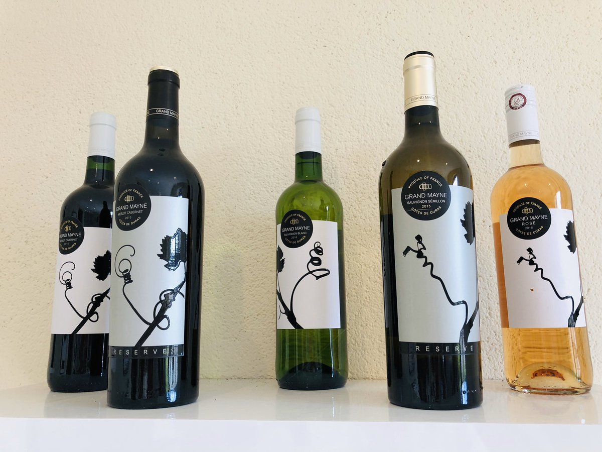 accountantfaith's tweet photo. Fantastic afternoon at @DduGrandMayne sampling some wines to offer at our gite @GrandPailleyBas delighted to be a partner! Can’t wait to share your amazing wines with our guests #wine #France #winetour #cotesdeDuras https://t.co/tIlcm6NWVh