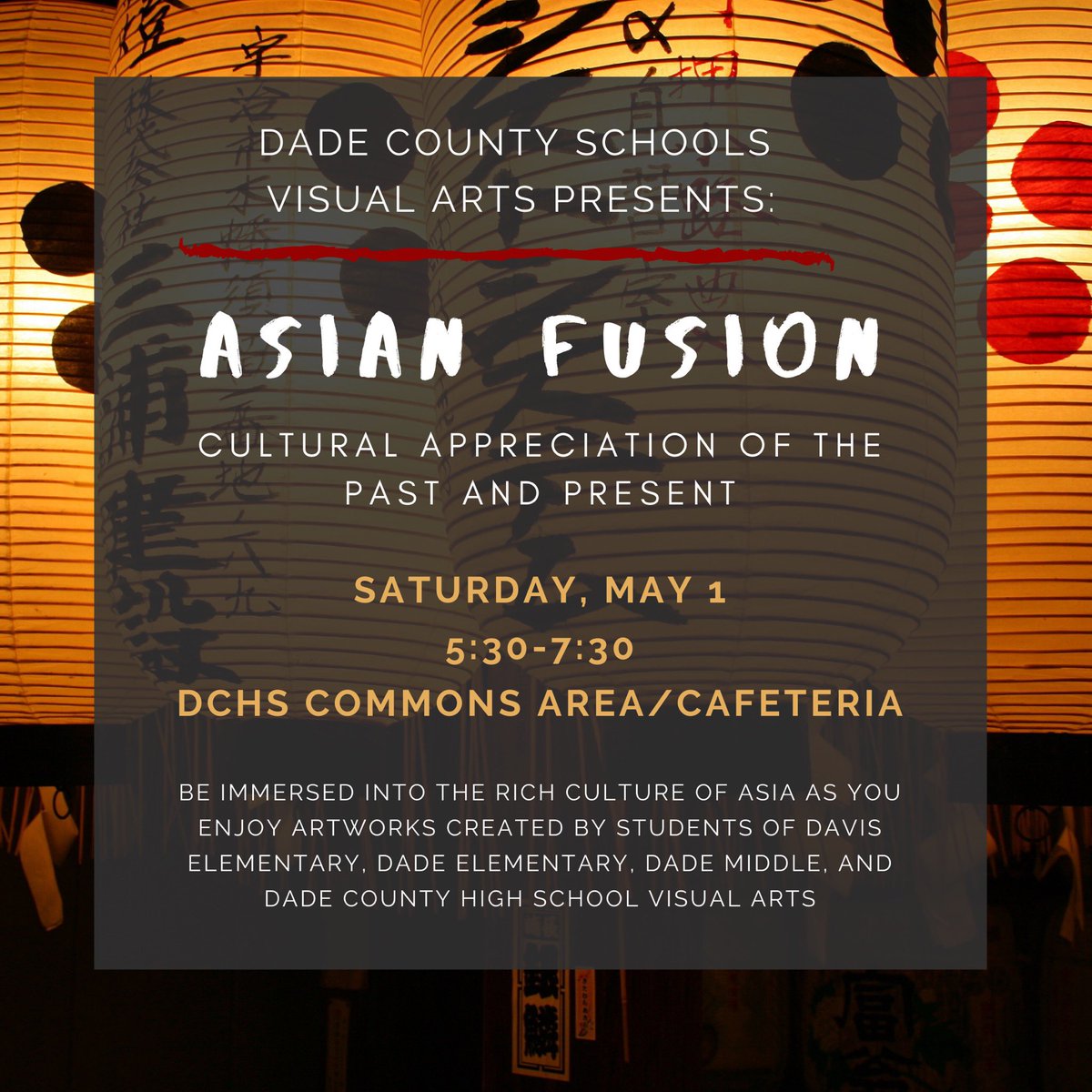 #SaveTheDate for our first K-12 Visual Arts Show! 🎨🎨🎨🎨