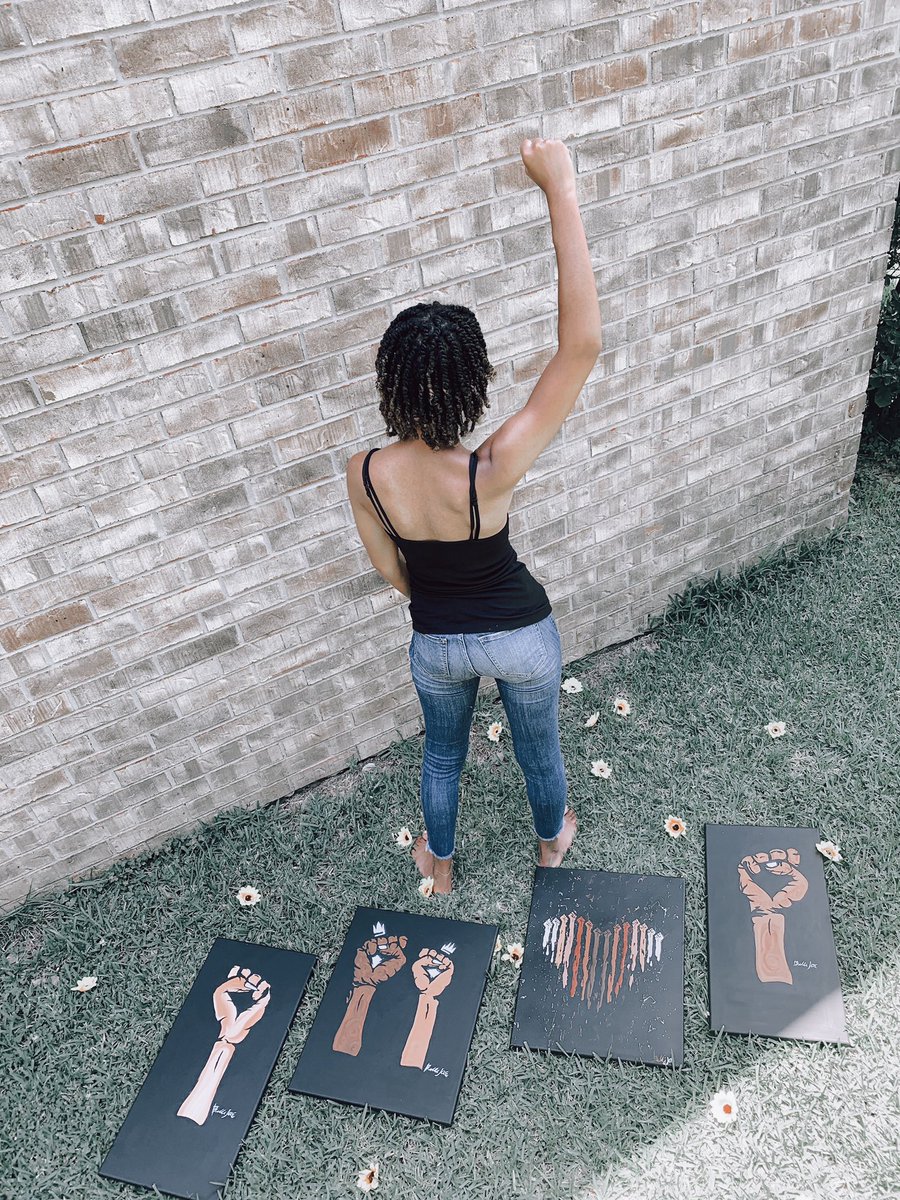 _bellejae's tweet photo. Happy Juneteenth ✊🏼 
#CelebrateFreedom 
All artwork is for sale https://t.co/lnSoeSA78K