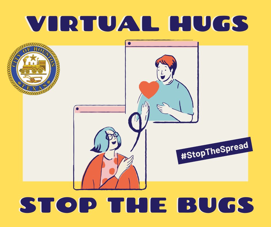HoustonTX's tweet photo. Help us keep #Houston safe from #COVID19! Practice #SocialDistancing, wear a #FaceMask, and avoid large gatherings. #StopTheSpread #FlattenTheCurve #COVID19tx https://t.co/aIO8YVWwZn