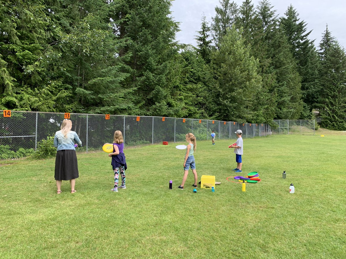 lisamanzini's tweet photo. “Physical Activity” Day on the field. Physical literacy skills through fun stations while maintaining “eagle wing span”/distancing.  It has happened over 2 days, all k-5 students at school (Max 35 on field) had a chance to participate and PA stations description were sent home. https://t.co/PfEAsJq0wO