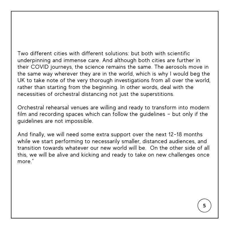 Alison Balsom, Nicola Benedetti, Sheku Kanneh-Mason and I were invited, at short notice, to join a virtual meeting yesterday about the future of the music industry by the Secretary of State for Digital, Culture, Media and Sport, Oliver Dowden.This is a summary of what we said: