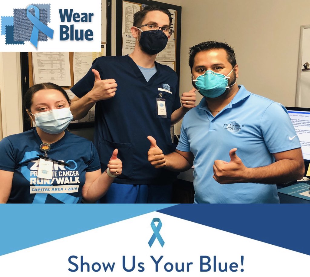 Wear Blue Friday for National #MensHealth week #ShowUsYourBlue #WearBlueForMen <a href="/MensHlthNetwork/">Men's Health Network</a> #ProstateCancer <a href="/ZEROCancer/">ZERO Prostate Cancer</a>