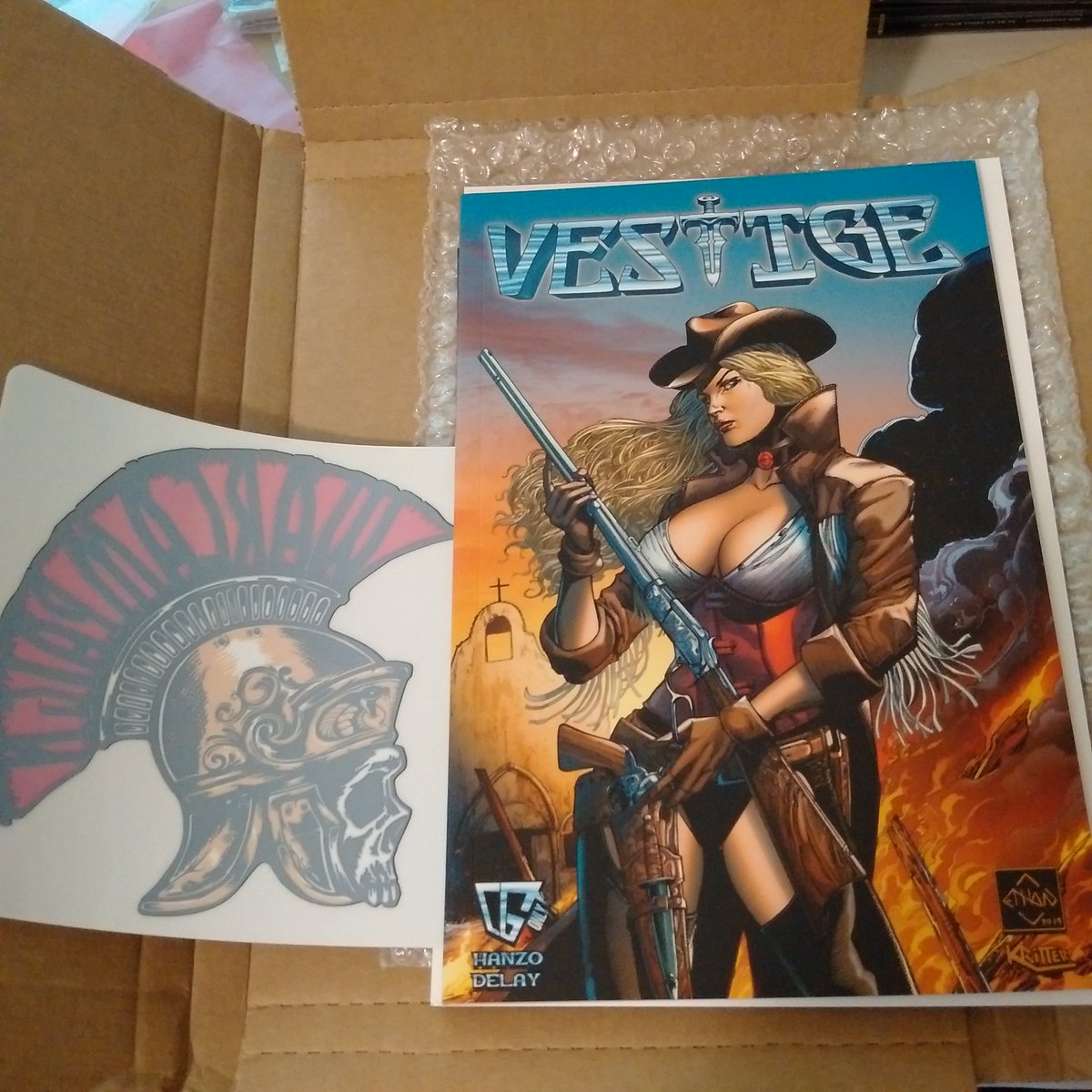 RedsyrupAlpha's tweet photo. #SpecialDelivery! ๐๐Hail the Madre โฅ๏ธ'n Brethren!!! Thanks @GatHanzo @DonalTDeLay @EthanVanSciver @gaylord4wc
#WarCampaign's #Vestige
#OutStanding #Comics
Produced by: #ComicsGate, #CGOnly, ๐@DynamiteComics
https://t.co/f3aPXgKx29 https://t.co/Rwho0Ziojc