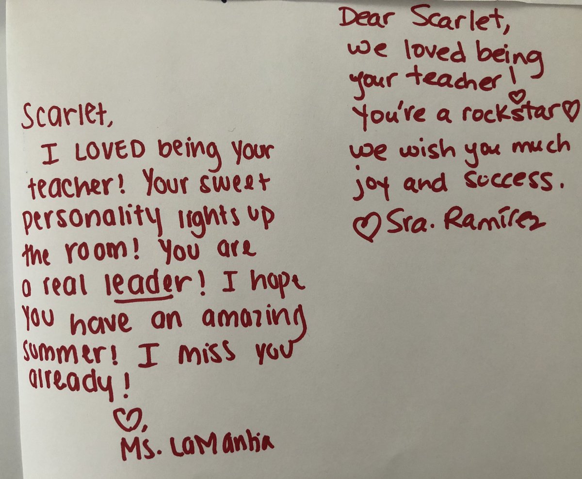 cunha_e's tweet photo. @mslamantia10 @Ramirez_DL102 
You both have been such a fabulous and fun part of our family for 2 years - and while this isn’t the send off I wished for - I want to thank you for being so dedicated and loving to my kids #MineolaProud #yearbooksigning https://t.co/nVxes2ypXz
