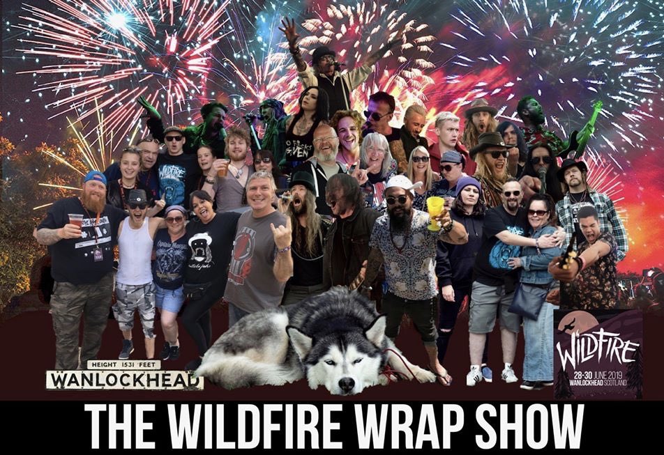 Kicking off at 9.30pm. Rebroadcast of the <a href="/WildFireFestUK/">WILDFIRE</a> 19 wrap show on greatmusicstories.com radio. 
Guests - <a href="/tarot_rats/">Tarot Rats</a> <a href="/ScarletRebels/">Scarlet Rebels</a> <a href="/RevivalBlack_/">Revival Black</a> <a href="/Vice_Band/">Vice</a> <a href="/WhiteRavenDown/">White Raven Down</a> <a href="/4thLabyrinth/">4th Labyrinth</a> <a href="/10GaugeOfficial/">10 Gauge</a> <a href="/WickedRivers/">These Wicked Rivers</a> <a href="/JackJHutchinson/">Jack J Hutchinson</a> <a href="/last_alibi/">🄻🄰🅂🅃 🄰🄻🄸🄱🄸</a> <a href="/copperwormUK/">Copperworm</a> &amp; more
