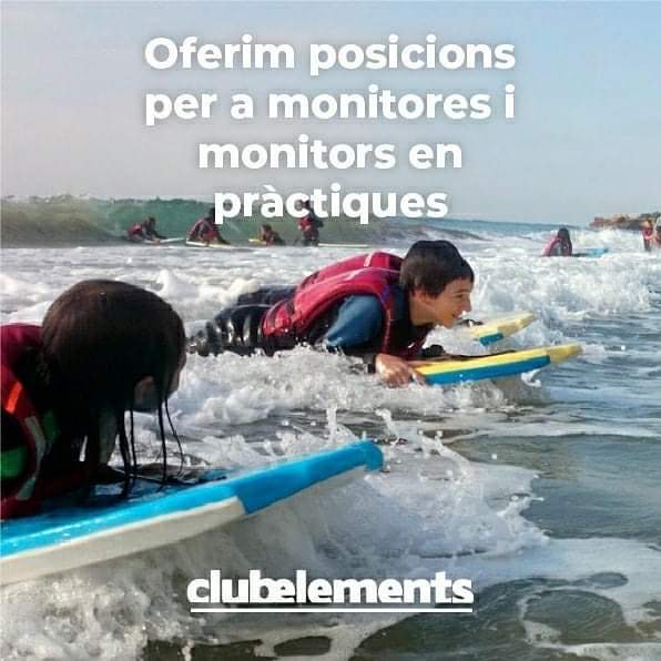 club_elements_'s tweet image. Cerquem persones entusiastes per acompanyar infants i joves en estades inclusives com a monitors/es de suport, vetllador/es o cuidadors/es. I tb podem oferir-vos posicions en pràctiques si no teniu on fer-les. Escriviu-nos a rrhh@clubelements.com
 #monitorlife #lleureinclusiu