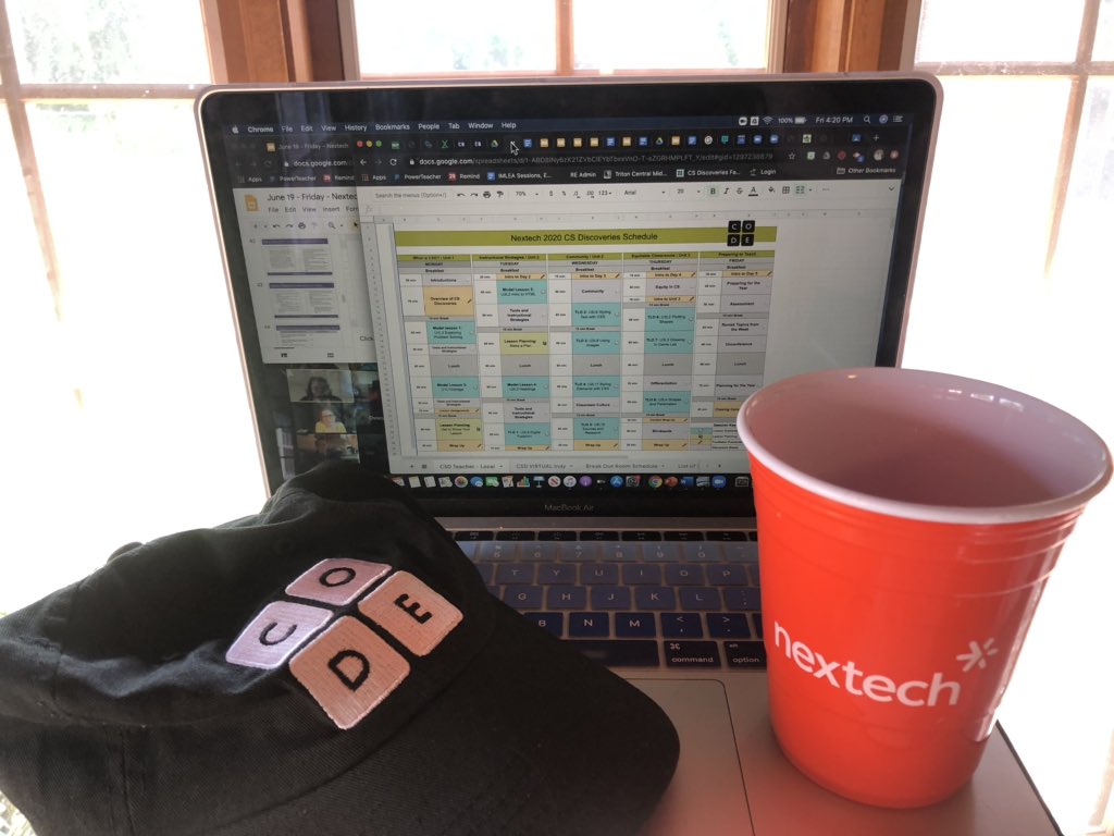 There are many uncertainties about this upcoming academic year, but I know one thing for certain. IN T’s commitment to students is as strong as ever! So proud to be a part of this group! CS Disco Week 1 is done! Can’t wait for our 2nd cohort in July! <a href="/nextech/">Nextech</a> <a href="/codeorg/">Code.org</a> <a href="/TeachCode/">TeachCode</a>