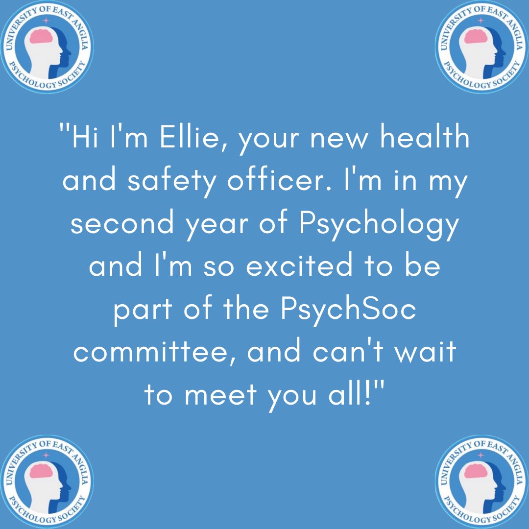 Our new Health &amp; Safety Officer, Ellie 💙