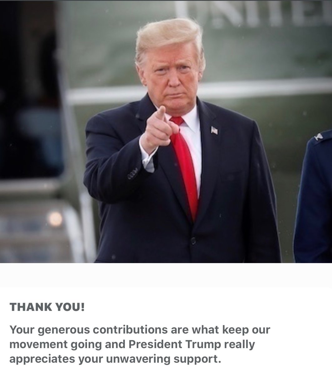 DisappearedThey's tweet photo. @LoudmouthLira @realDonaldTrump @Team_Mitch @FoxNews Thanks for your anti Trump tweet, for this, a donation in your name has been made to the Trump re-election campaign🤣

Thank you Loudmouth Lira for helping to Keep America Great! https://t.co/fbeveBOtq1