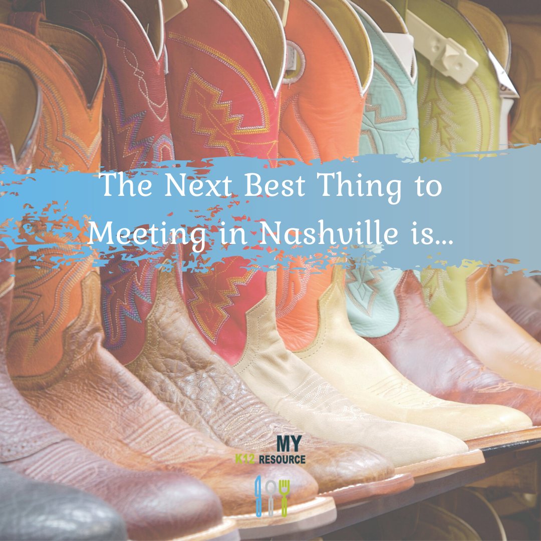 The next best thing to meeting in Nashville for #ANC2020 is...virtual mini sessions hosted by the My K12 Resource team! Tune into our short video lessons for the chance to win Amazon and Starbucks gift cards! myk12resource.com #nslp