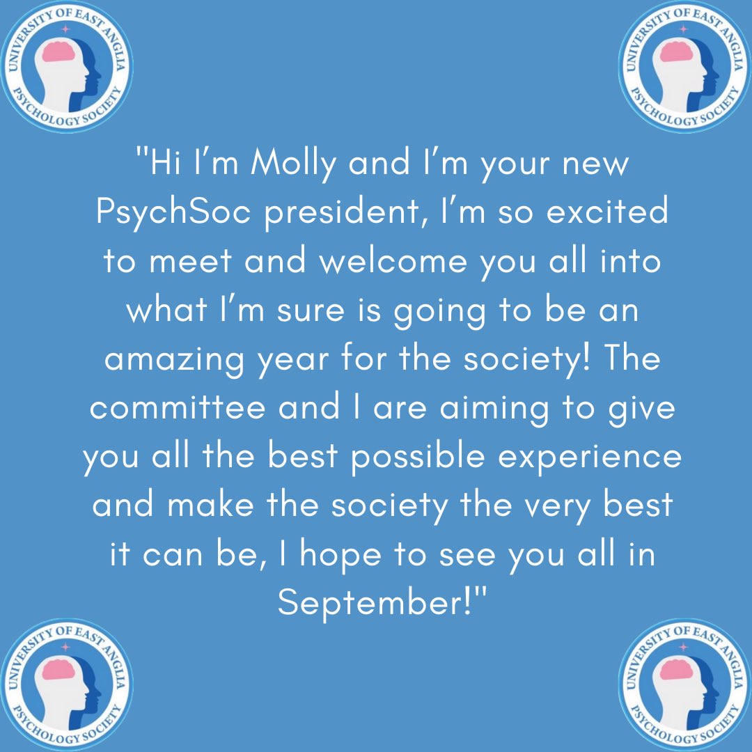 And finally... our new President, Molly 💙