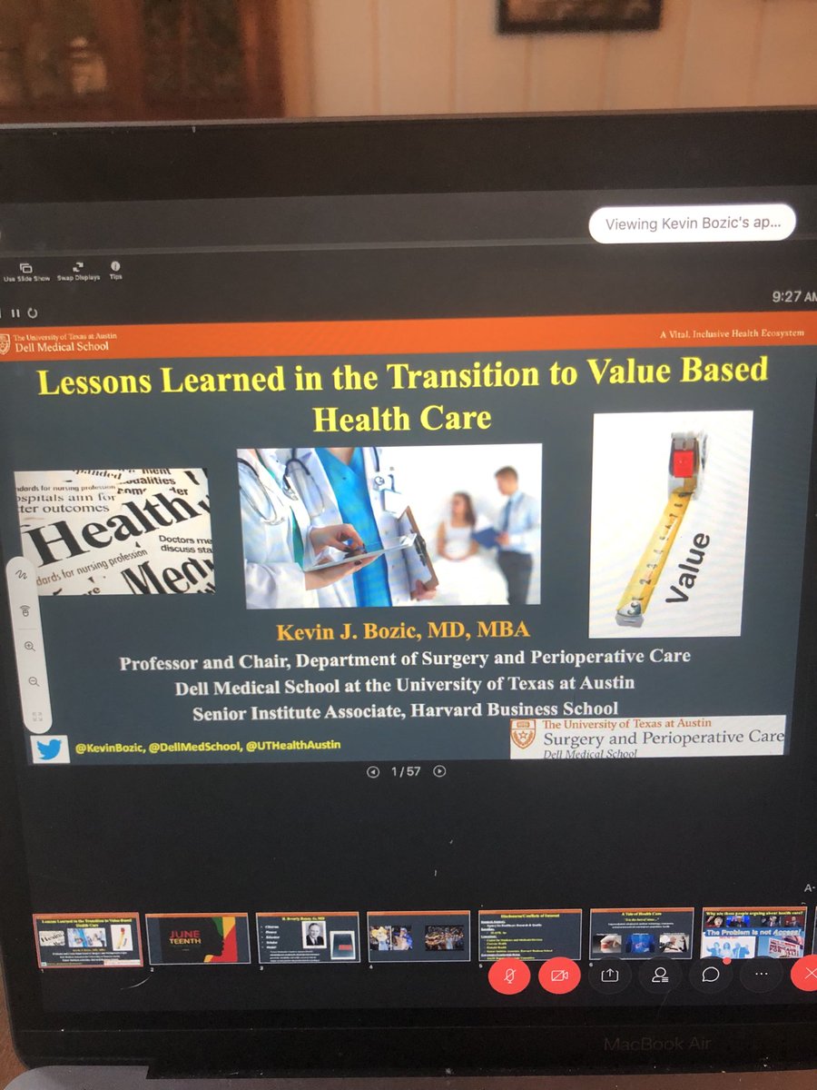 Thanks to Dr Bozic for an outstanding talk during the UNC Orthopaedics virtual Raney Professorship.  Thanks also to our outstanding chief residents.  Have already heard lots of great feedback on the event.   ⁦<a href="/KevinBozic/">Kevin Bozic</a>⁩ ⁦<a href="/UNC_SOM/">UNC School of Medicine</a>⁩
