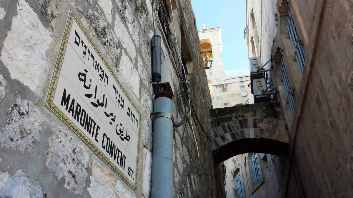 Jerusalem has a minority of around 30 maronite families. They worship in the Maronite convent in the old city.