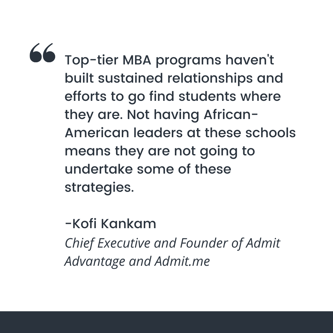 admitme's tweet photo. Founder Kofi Kankam is featured in a recent Wall Street Journal article and shares his thoughts on the obstacles keeping black students from graduate programs: https://t.co/GZ3b7zXmSU | #Admitme #WSJ https://t.co/QIx7DGifzr