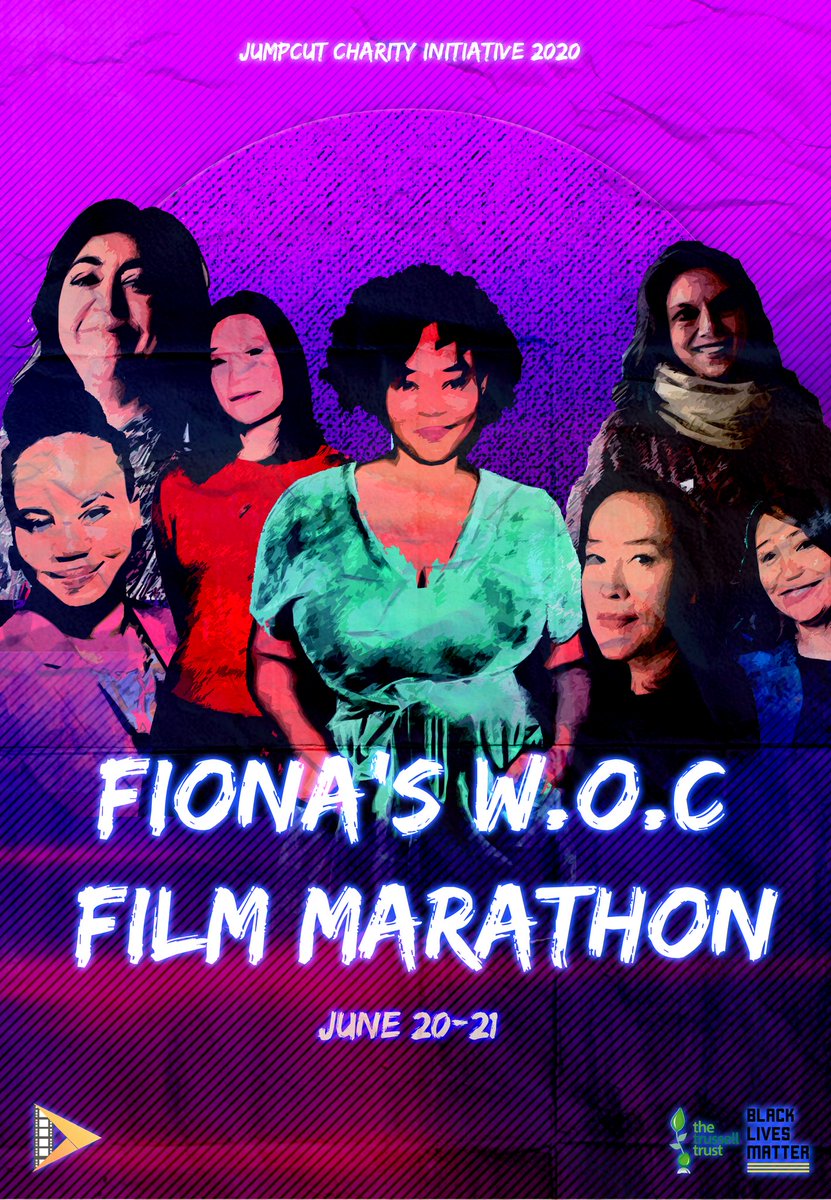 Tomorrow, I'm properly starting my marathon of films directed by Women of Colour.We  @JumpCut_Online have already raised 50% of our target of £3000 to support Black Lives Matter and The Trussell Trust. Please  #donate on  @justgiving  https://www.justgiving.com/crowdfunding/jumpcut-charity-initiative?utm_id=66&utm_term=9dRAJqdjd