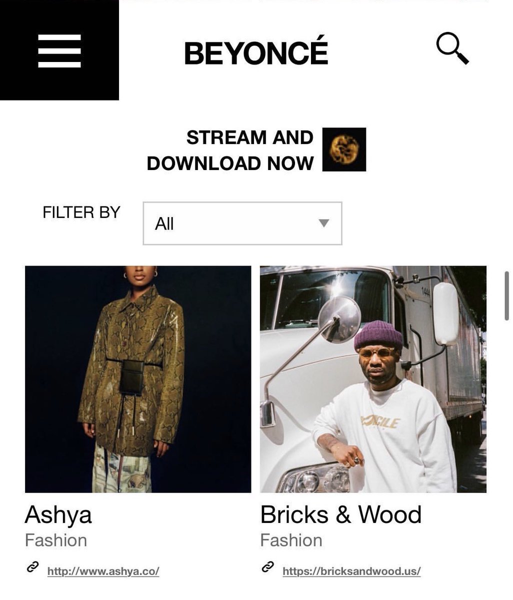 lost for words. <a href="/Beyonce/">BEYONCÉ</a> x <a href="/bricksandwood/">Bricks & Wood</a> I’m gone...Happy Juneteenth. WOW! 🙏🏾✊🏾