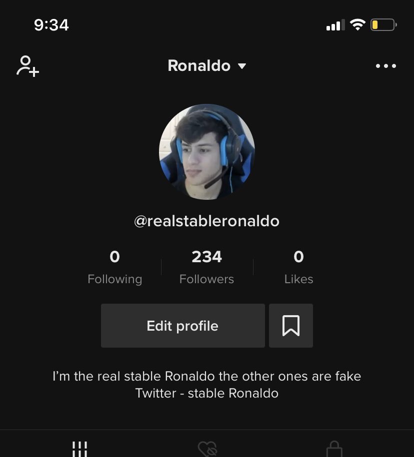 ronaldo tik tok