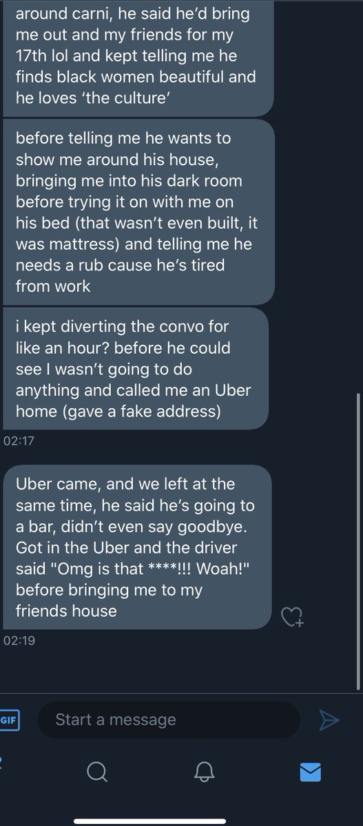 realbackinstyl3's tweet photo. @TimWestwood you’re disgusting, a grown ass man sexually coercing a SIXTEEN year old girl to your flat and serving her alcohol @TimWestwood https://t.co/JynYxDBWeh