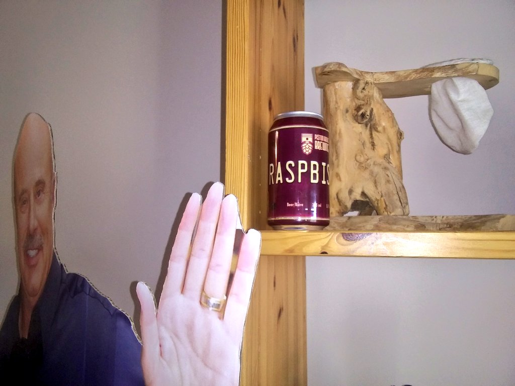 Celebrity Sighting #RASPBISCUS Ale from <a href="/PistonBrokeBrew/">Piston Broke Brewing</a>