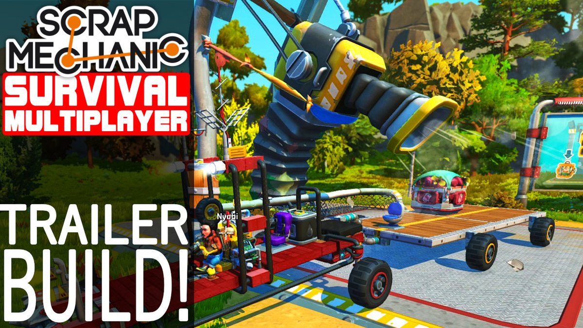 Trailer Build! | Scrap Mechanic Survival Gameplay | Season 1 | EP 8 | #ScrapMechanic 
youtu.be/_U46-r6pTuY