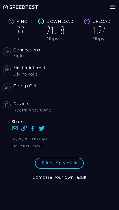 Eduhst's tweet image. Atrasou um dia na entrega? Atrasou... mas o sinal 4G+ completo e os mais de 20Mb/s de download num bairro distante do centro que a @vivobr quase não tem sinal já me fez esquecer o atraso. :-)

Continue assim @Bancointer #Intercel!