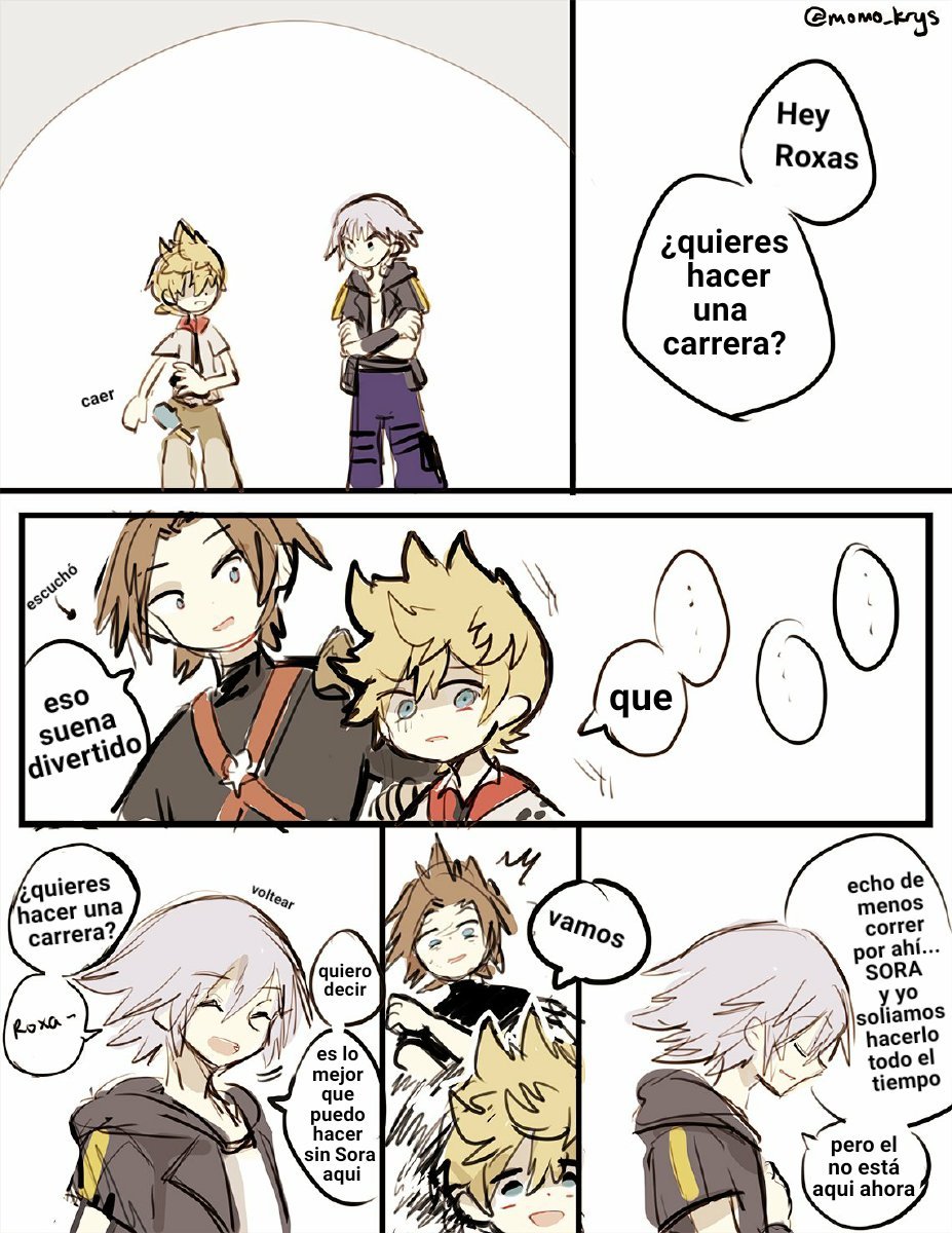 A lovely follower @Hissairi translated this doodle I did into Spanish...!!!! That's so amazing! 😭👏 thank you! 