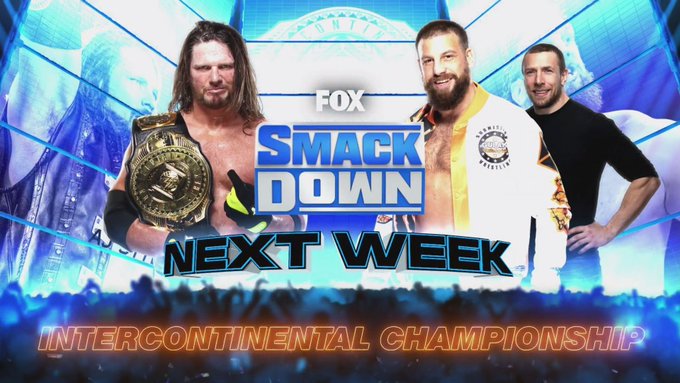 AJ Styles colocará o WWE Intercontinental Championship em disputa no próximo SmackDown