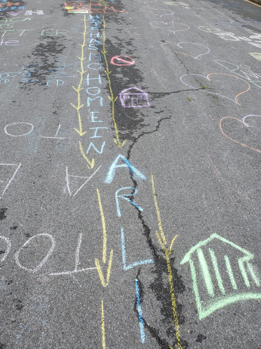 "Hate has no home in Arlington" appeared more than once, here's just a few: (The picture next to it as a logo of sorts for the county)