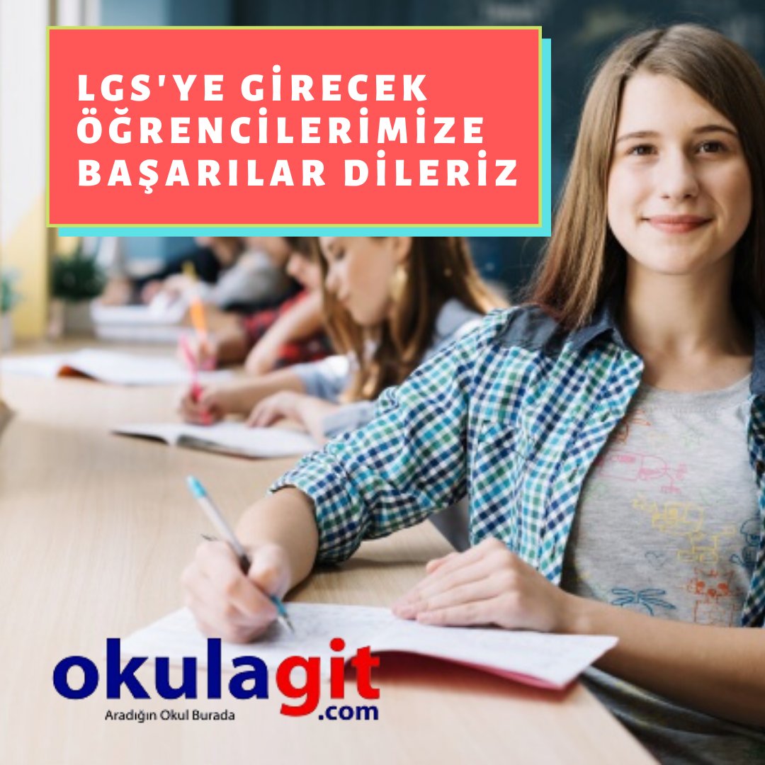 LGS'YE GİRECEK ÖĞRENCİLERİMİZE BAŞARILAR DİLERİZ.

#lgs2020 #LGS #sınav #MEB