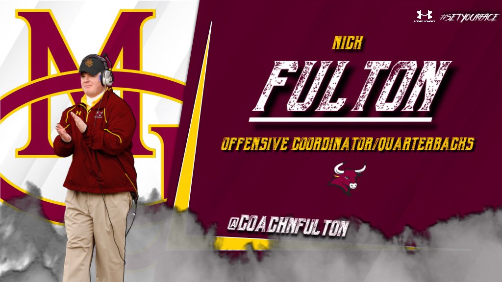 CMUMavsFootball's tweet photo. Offensive Coordinator: Nick Fulton @CoachNFulton https://t.co/OTWOzCAKPB