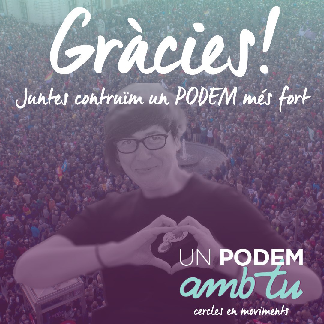 ArrelsDePodem's tweet photo. Enhorabona a totes, companyes!
La gestió de la diversitat i pluralitat del nostre partit moviment és el camí.
En Podem no sobra cap i som necessàries totes.
#UnPodemAmbTuCerclesEM https://t.co/4I93UhClD5