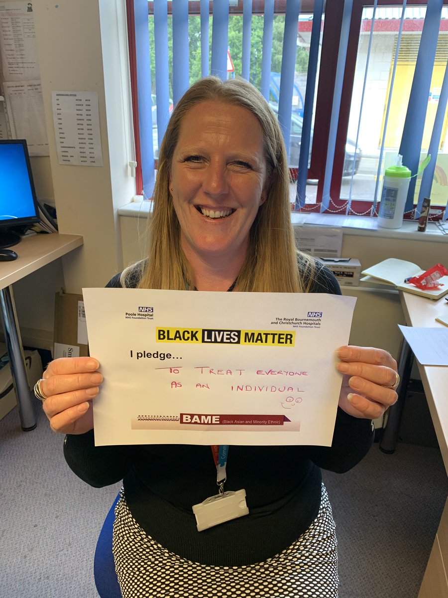 KlepaczMinnie's tweet photo. @RBCH_NHS @Poole_Hospital #BAME allies your work and practice represent our commitment and #blmpledges pledges to fight racism and injustice in all its forms. https://t.co/bUv6vUTqkL