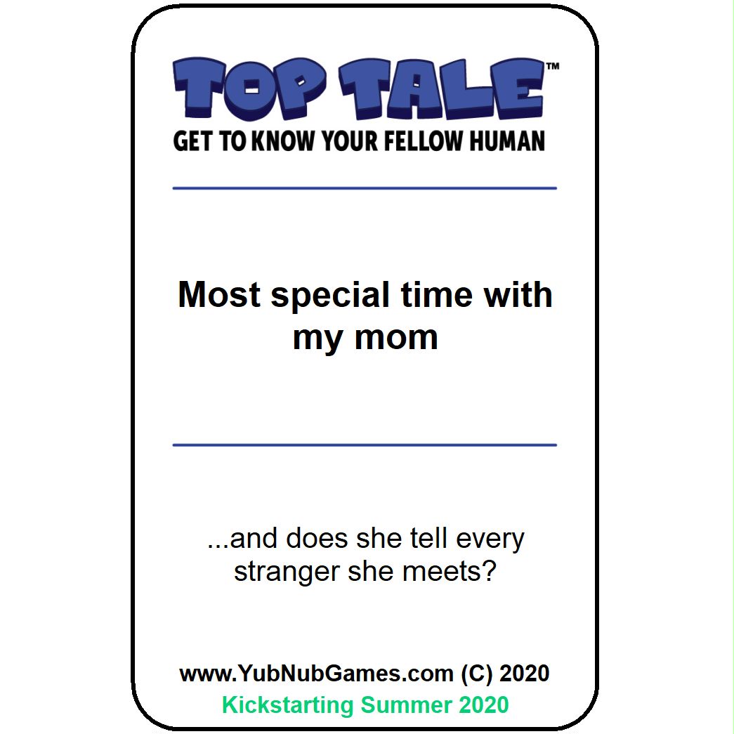 YubNubGames's tweet photo. #TopTale Topic-a-Day #GiveAway! Every day leading up to the TOP TALE #Kickstarter, a card will be posted for anyone to comment on &amp; share. Comment responses to the topic with the most likes at the end of the week will get a #freegame of TOP TALE! https://t.co/7Xzbqct0UO #cardgame https://t.co/UbZh4sEChM