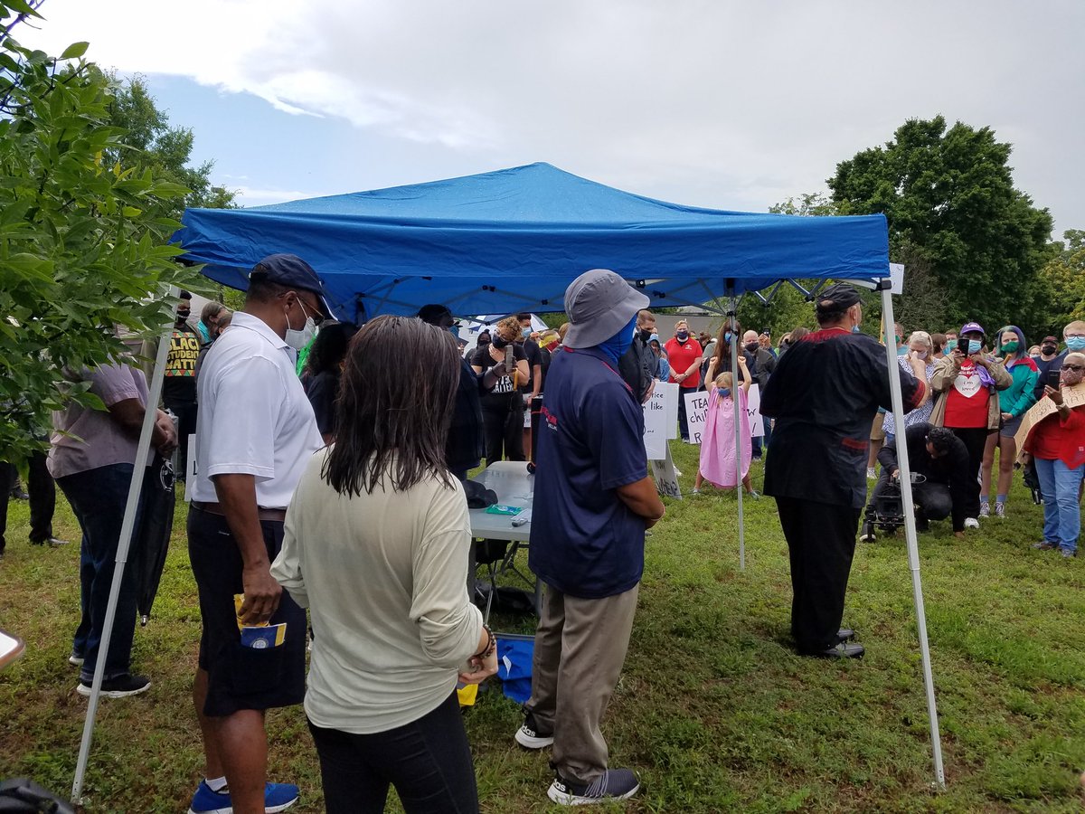 Speakers before the Hanover NAACP Juneternth protest & march in Hanover. Re. John W. Kinney was amazing. #JUNETEENTH2020   #juneteenth    #changethenames