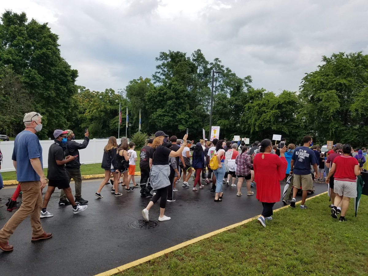 The march itself was incredible. We marched past the Confederate-themed schools in Mechanicsville in Hanover, Virginia. If you know Mechanicsville, you know this is incredible.