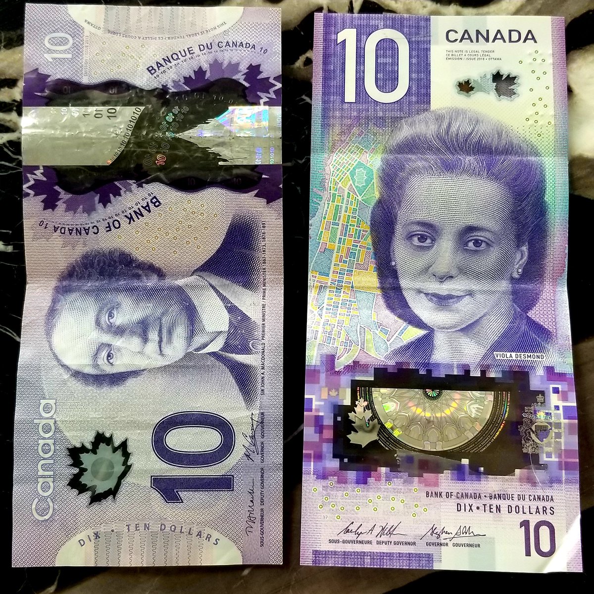 BrianDrummondVO's tweet photo. Was moving bills out of my wallet today as I haven't used cash$ in months! Although there is a LOOOOONG way to go in our country🇨🇦...I was happily reminded of this important change. #NewTen
Learn about #ViolaDesmond & watch the 5 min. video.
https://t.co/69L8zyIlb2 https://t.co/UWn8C0IjlP