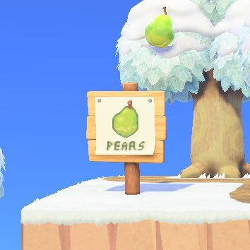 luvlycrosser's tweet photo. — pears! 🍐 #acnh https://t.co/9ftGnIFzJE