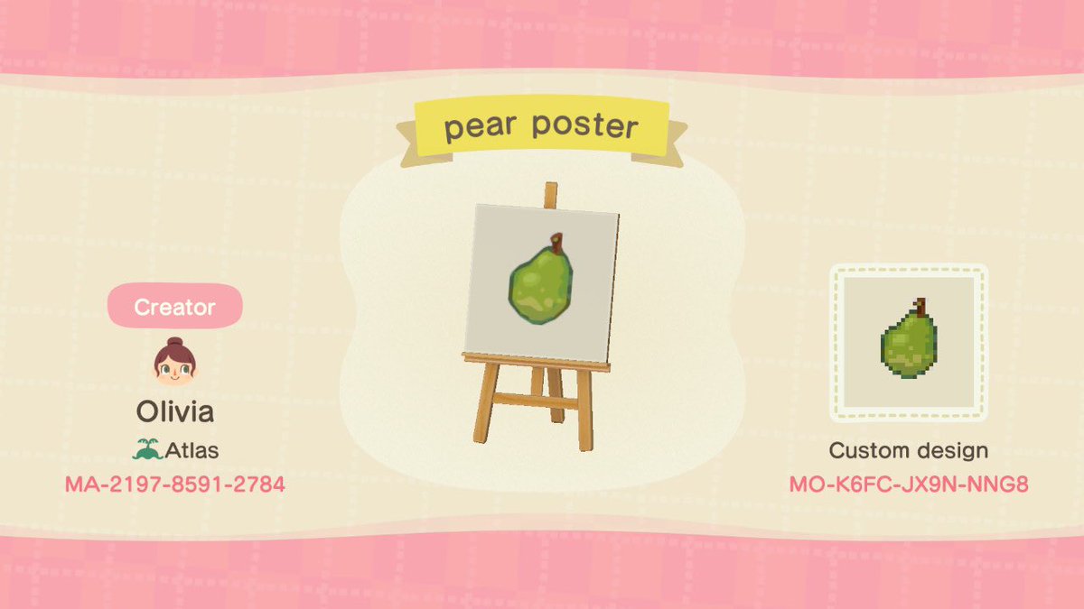 luvlycrosser's tweet photo. — pears! 🍐 #acnh https://t.co/9ftGnIFzJE